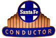 View lot 48 SANTA FE CONDUCTOR BADGE