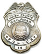 View lot 55 UNION PACIFIC RAILROAD POLICE BADGE
