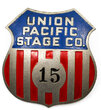 View lot 56 UNION PACIFIC STAGE CO. BADGE