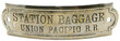 View lot 60 UNION PACIFIC STATION BAGGAGE BADGE