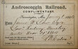 ANDROSCOGGIN RAILROAD PASS  
