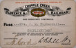 FLORENCE & CRIPPLE CREEK RAILROAD PASS   
