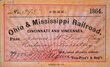 OHIO & MISSISSIPPI RAILROAD PASS  
