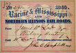 RACINE & MISSISSIPPI & NORTHERN ILLINOIS RAILROADS PASS  
