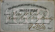 TOLEDO LOGANSPORT & BURLINGTON RAILWAY PASS  
