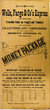 WELLS FARGO MONEY PACKAGE  