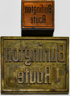 BURLINGTON ROUTE PAPERWEIGHT