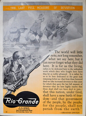 DENVER & RIO GRANDE WESTERN POSTER