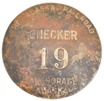 The ALASKA RAILROAD BADGE
