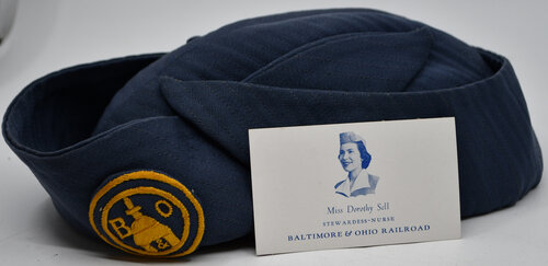 BALTIMORE & OHIO STEWARDESS-NURSE CAP