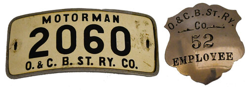 O&C B ST RY CO BADGES