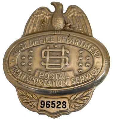 POST OFFICE DEPARTMENT BADGE