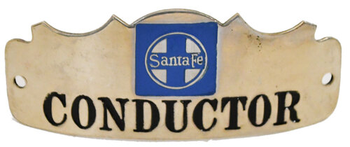 SANTA FE CONDUCTOR BADGE