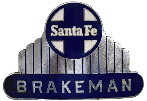 SANTA FE BRAKEMAN BADGE