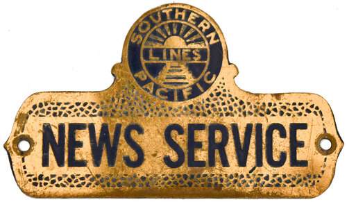 SOUTHERN PACIFIC NEWS SERVICE TAG