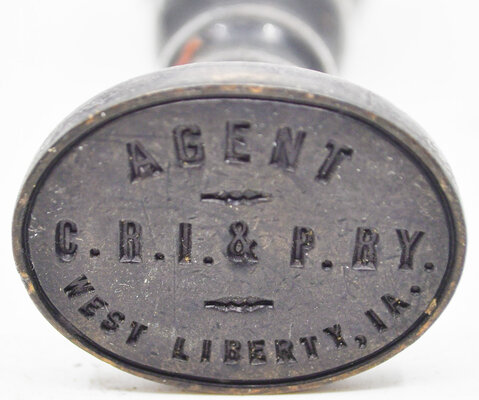 CRI&P RY AGENT WAX SEAL