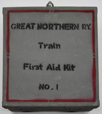 GREAT NORTHERN RY FIRST AID KITS