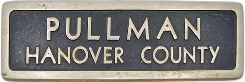 RF&P RAILROAD CAR SIGN