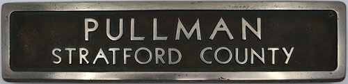 RF&P RAILROAD CAR SIGN
