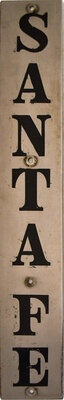 SANTA FE SIGN