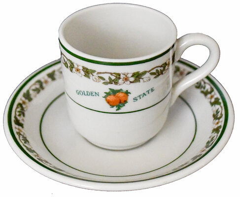 CRI&P GOLDEN STATE DEMITASSE