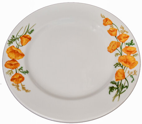 AT&SF CALIFORNIA POPPY PLATE