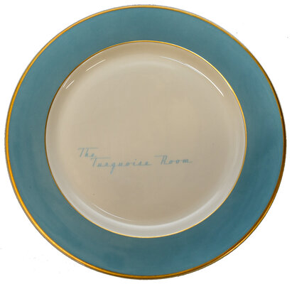 AT&SF TURQUOISE ROOM PLATE