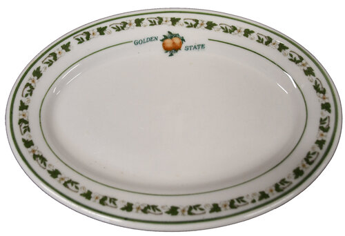 CRI&P GOLDEN STATE PLATTER