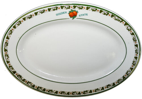 CRI&P GOLDEN STATE PLATTER