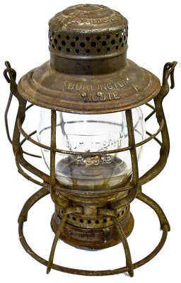 BURLINGTON ROUTE LANTERN