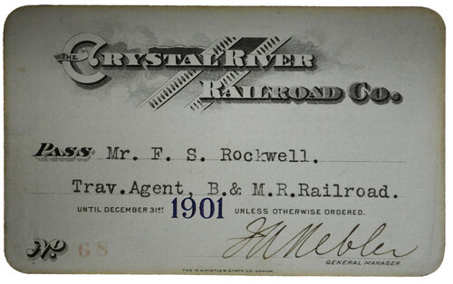 CRYSTAL RIVER RR CO PASS
