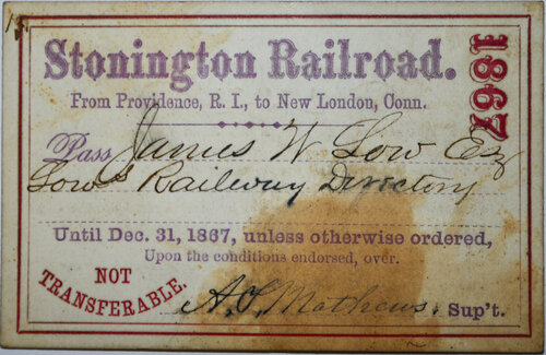 STONINGTON RAILROAD PASS