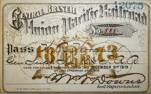 UNION PACIFIC RAILROAD PASS