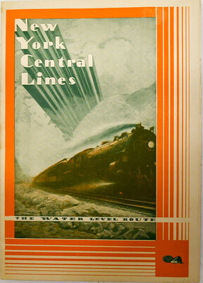 NEW YORK CENTRAL BROCHURE/MENU