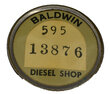 BALDWIN DIESEL SHOP BADGE