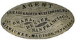 CHICAGO & NORTHWESTERN RAILWAY BADGE