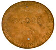 VIRGINIAN RY BUILDERS PLATE