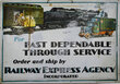 RAILWAY EXPRESS AGENCY SIGN