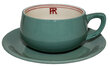 CRI&P SAGE GREEN CUP & SAUCER
