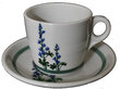 MK&T BLUE BONNET CUP & SAUCER
