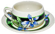 UP COLUMBINE CUP & SAUCER