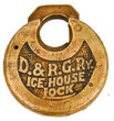 D&RG RY ICE HOUSE LOCK