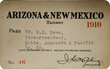 ARIZONA & NEW MEXICO RY PASS
