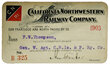 CALIFORNIA NORTHWESTERN RY CO PASS