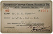 FLORENCE & CRIPPLE CREEK RAILROAD CO PASS