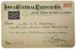 IOWA CENTRAL RAILWAY CO PASS
