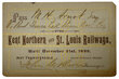 KENT NORTHERN & ST LOUIS RAILWAYS PASS