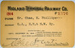 MIDLAND TERMINAL RAILWAY CO PASS