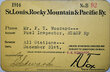 ST LOUIS ROCKY MOUNTAIN & PACIFIC RY PASS