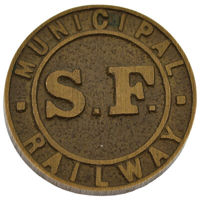 S.F. MUNICIPAL RAILWAY PAPERWEIGHT